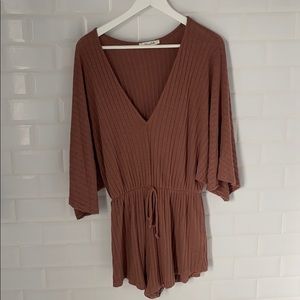 Honey Belle Brown Romper